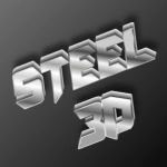 Generator teks logam 3D