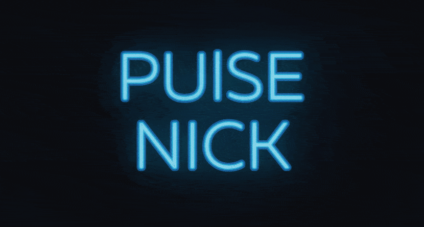 Animasi berdenyut untuk nickname neon
