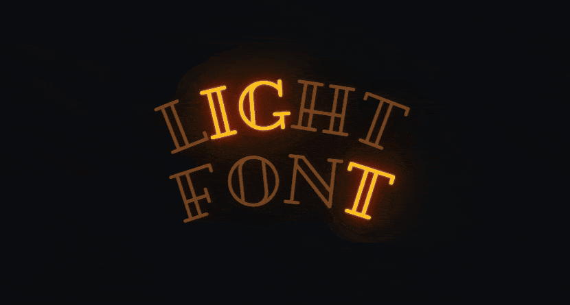 Efek menyalakan neon untuk nickname