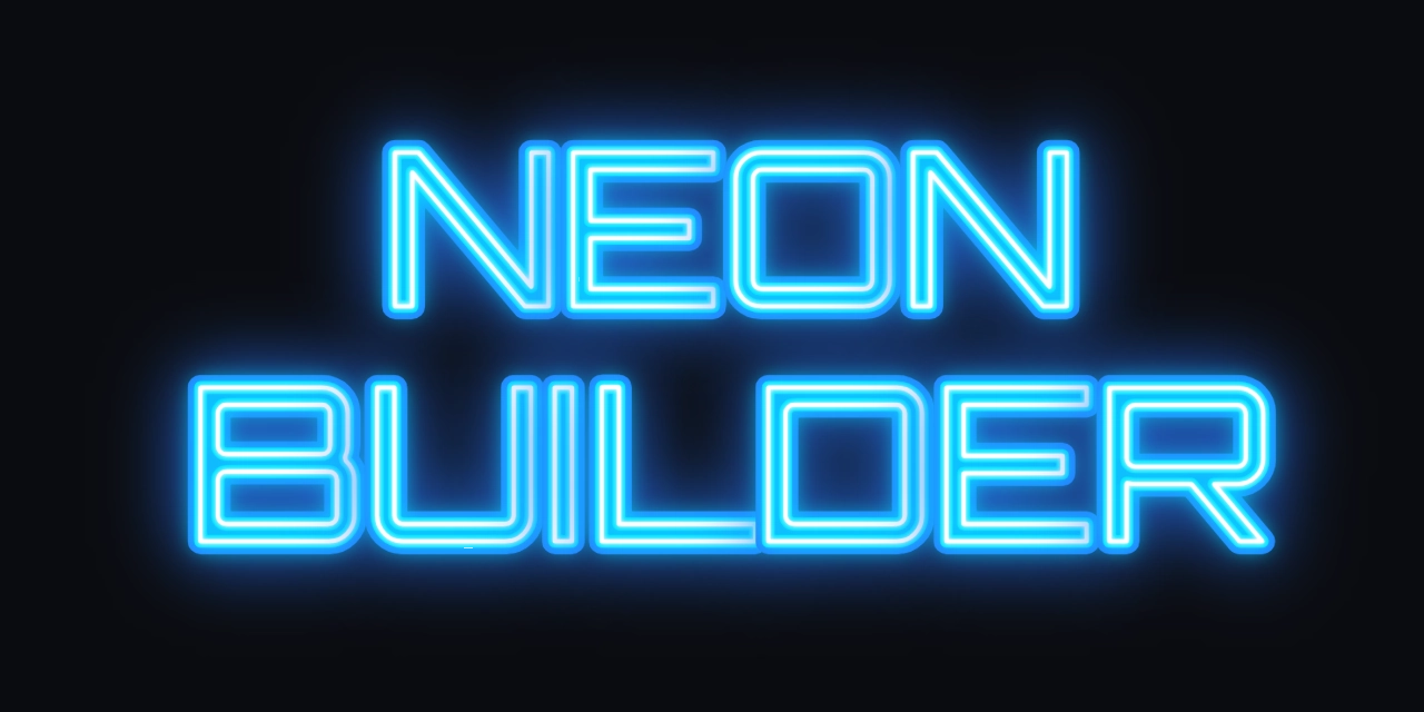 Font neon klasik