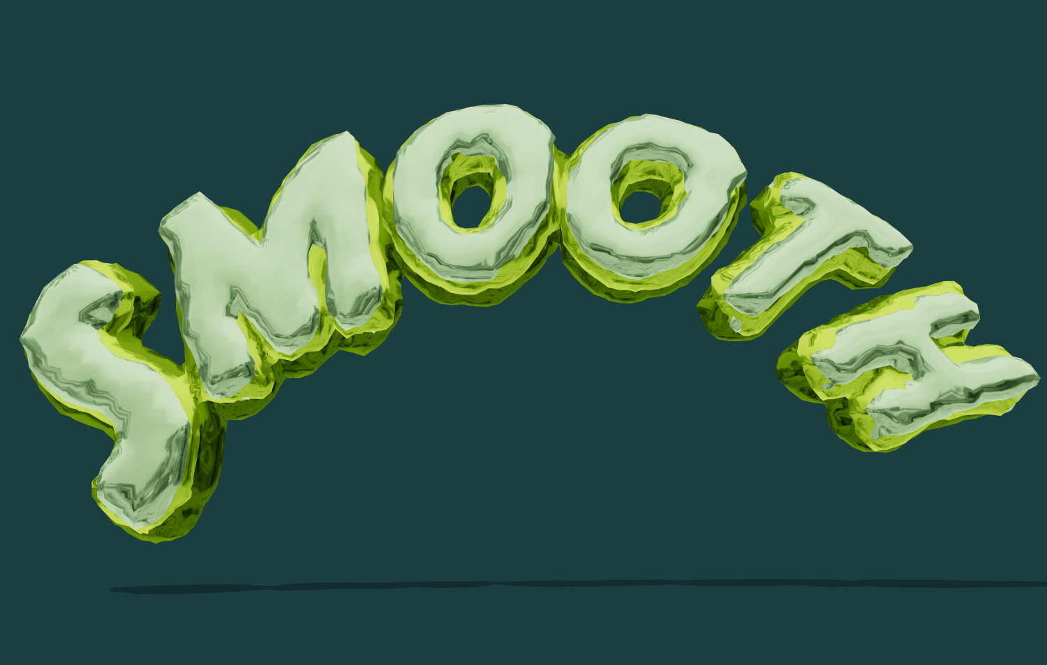Menulis teks dengan font neon yang indah