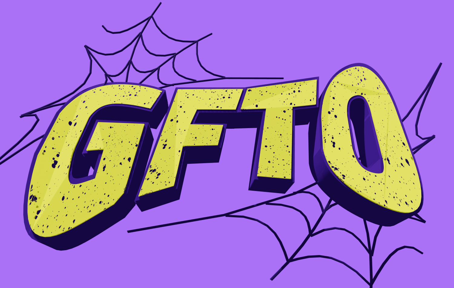 Buat tulisan indah untuk Halloween