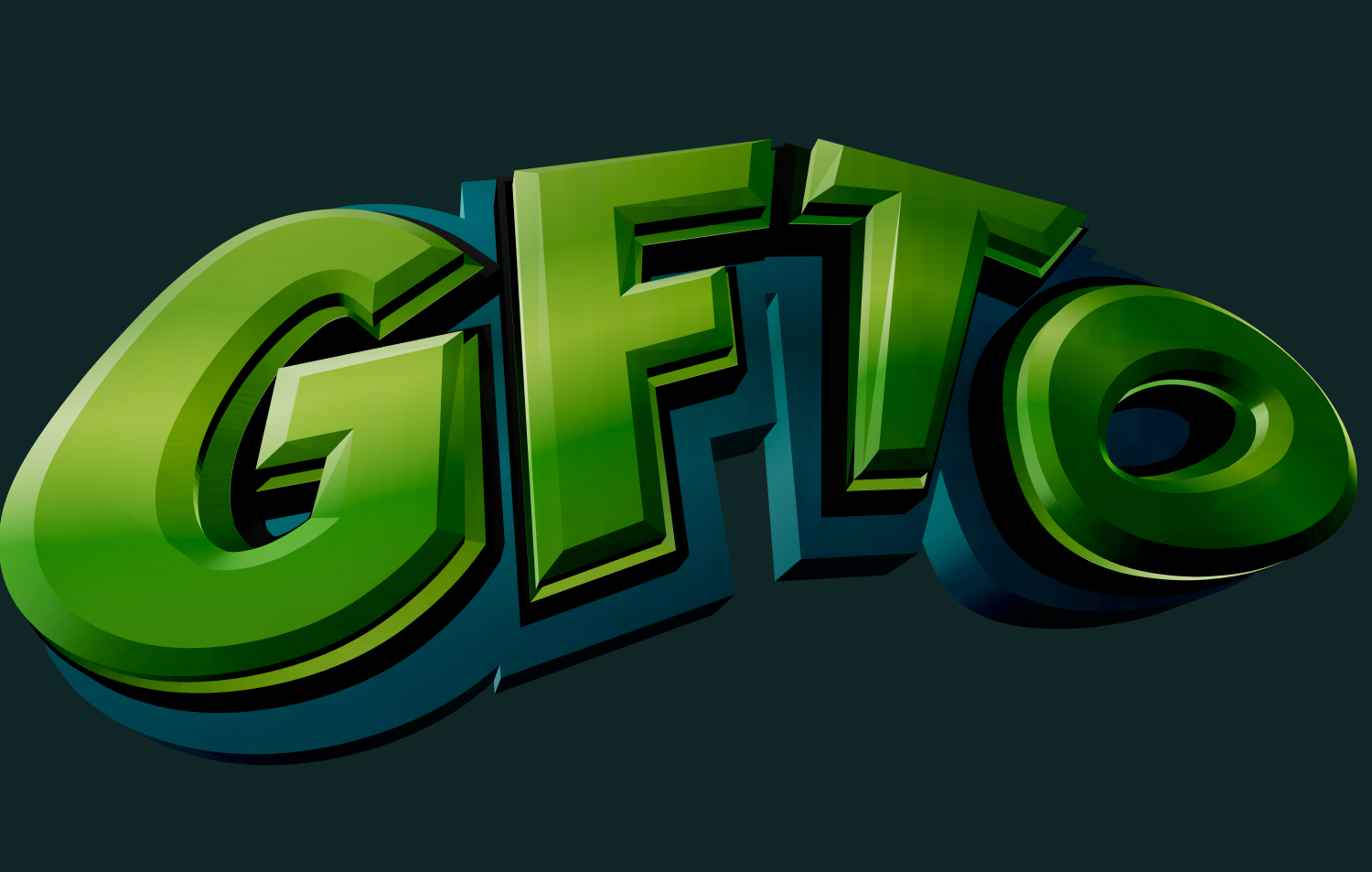 Font berkilauan game yang indah