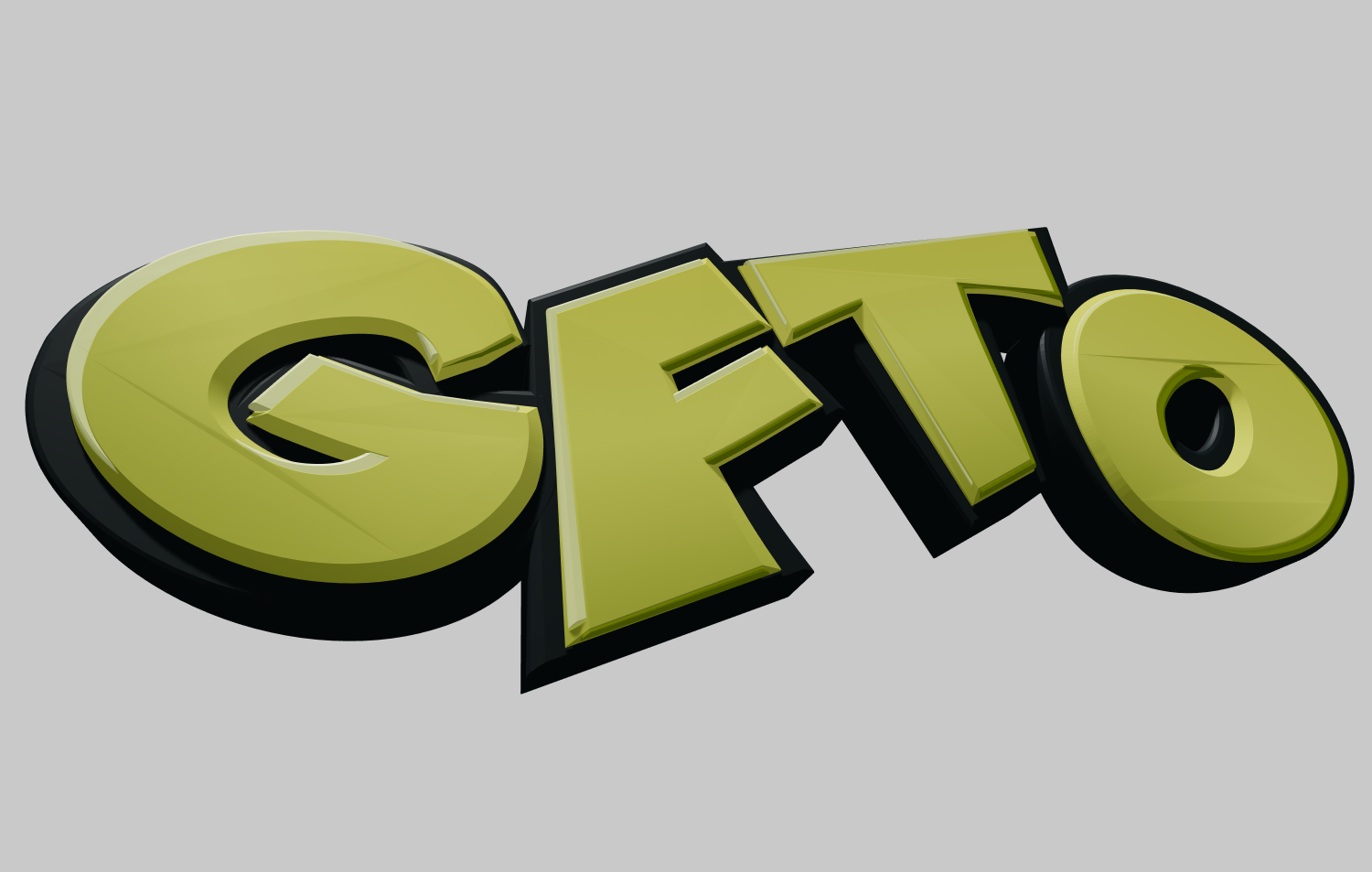 Font grafiti melengkung yang indah