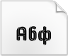 Unduh font Core Escher A