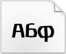 Unduh font RBNaftalin