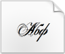 Unduh font Antonella Script X