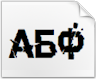 Unduh font GFTO.RU-Destroyed-Massif
