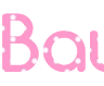 Buat teks PNG elegan di latar belakang pink dengan Font Comfortaa
