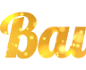 Buat teks PNG yang indah dari latar belakang emas - Font Lobster