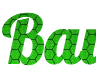 Konstruktor teks png menarik dengan latar hijau - Font Lobster