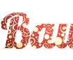 Buat teks Tahun Baru yang indah - format png Font Lobster