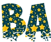 Font dengan latar PNG yang menarik