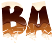 Font dengan latar PNG yang menarik