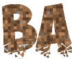Font dengan latar PNG yang menarik