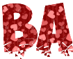 Font dengan latar PNG yang menarik