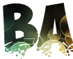 Font dengan latar PNG yang menarik